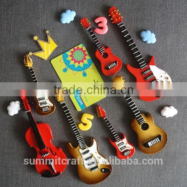 Fridge Magnet Personalised Resin Guitar Musical Fridge Magnets photo-3