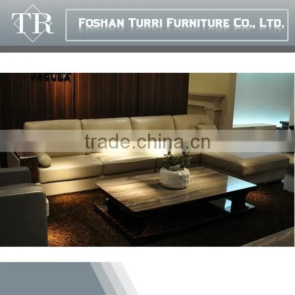 Hot Sale Italy Leather Corner Sofa for Home Furniture photo-4