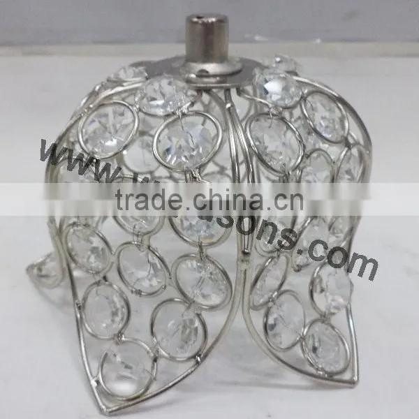 Votive Candle Holder Glass Candle Holder With Color Crystal Candle Holder photo-5