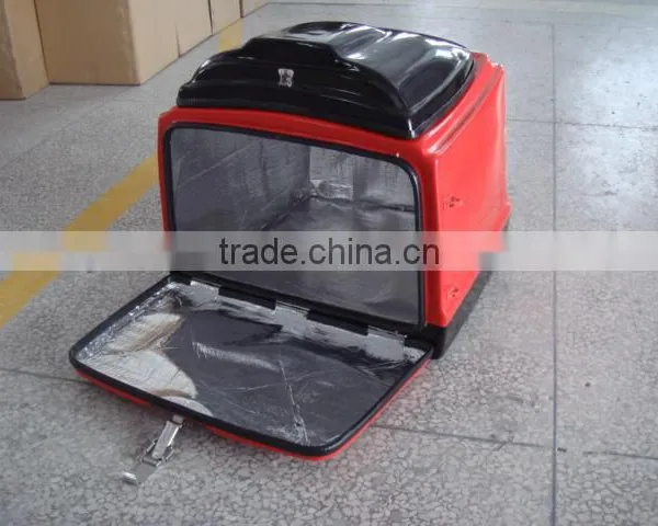 High Quality Shiny Gel Coat Finish Fiberglass Delivery Box for Scooter and Motorcycle. Factory photo-5