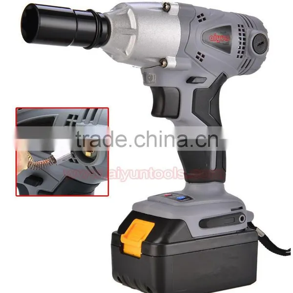 Rechargeable Li-ion Battery Cordless Impact Wrench With LED Light Electric Wrench photo-3