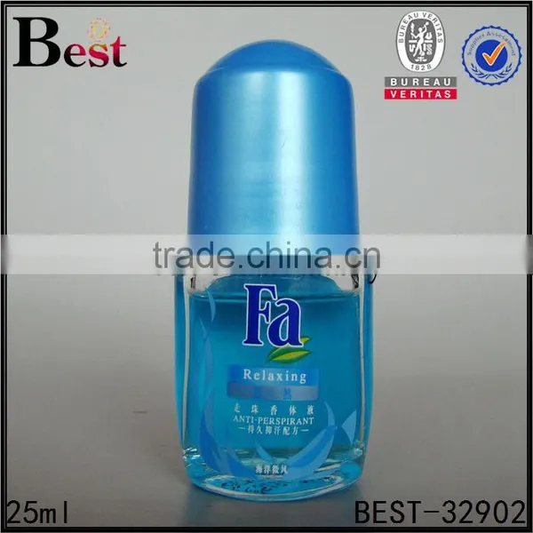 Antipersprant Deodorant 30 ml Glass Bottle Cute Design 30ml Roll on Glass Bottle photo-2