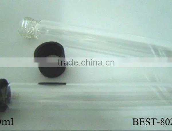 5-50ml Empty Round Bottom Cheap Test Tube With White Plastic Cap photo-2