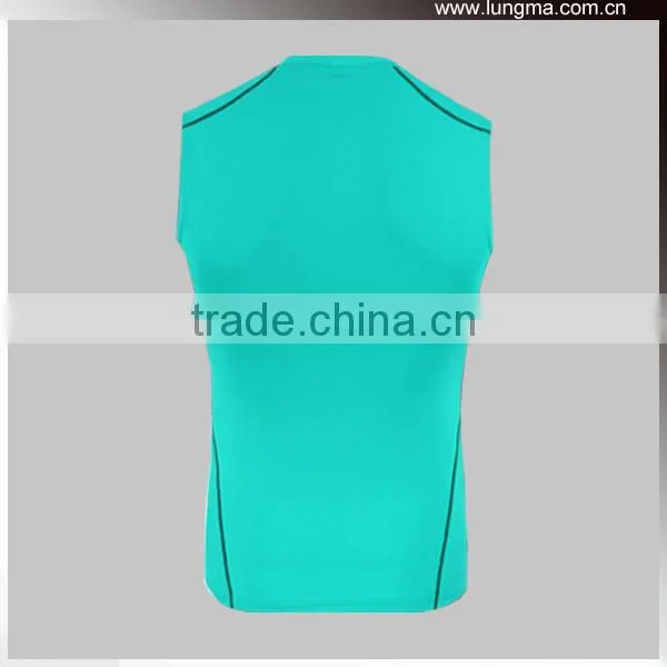 Newest Customized High Qualiity Compression Vest Gear, Performance Training Wear Rash Guard For Men Boys photo-4