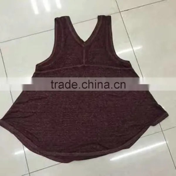 Clearance Sale Women Cotton Fitness Workout Tank Top photo-5
