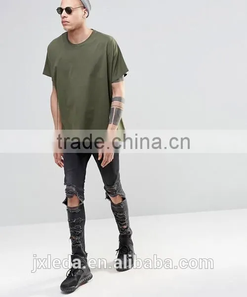 Cheap China Bulk Wholesale Men Blank Extreme Oversized T-shirt photo-4