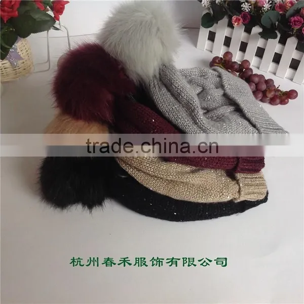 Colourful Jacquard Women and Lady Popular Knitted Winter Hat Factory photo-6