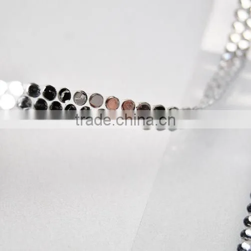 Hot Pink And Crystal Stone Wholesale Custom DIY Self Adhesive Back Glue Rhinestone Sticker Sheet photo-6