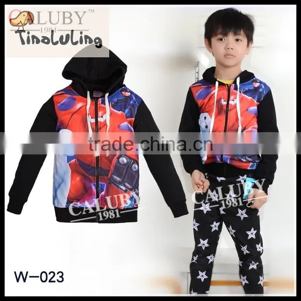 Boys Clothing China Wholesale,boy Fashion Hoodies for Spring, Big Hero 6 Baymax Robot Mascot Costume photo-5