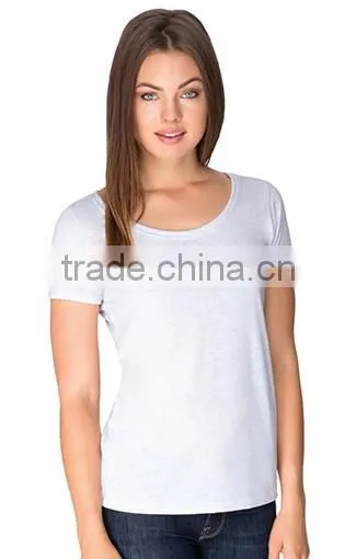Next Level Apparel Ladies' Tri-Blend Scoop Tee - Made From Pre-shrunk 50% Polyester, 25% Cotton and 25% Rayon. photo-2