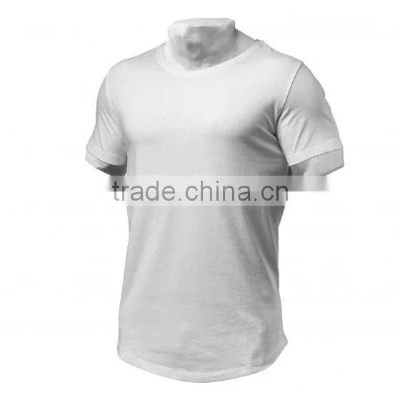 Plain Round Neck Tshirt 95 Cotton 5 Elastane Tshirt New Style Basketball Jersey photo-3
