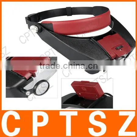 MA-016 Adjustable Head-mounted Magnifier Magnifying Magnifying Lamp Headlights photo-2