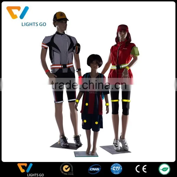 New Design Customized Glow in the Dark Reflective Running Wristbands With Printing Logo photo-5