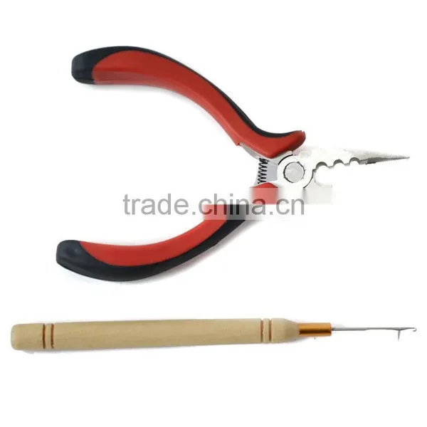 Hair Accessory Set Hook Needles And Hair Extension Pliers For Pre Bonded Hair Extensions Applying photo-6