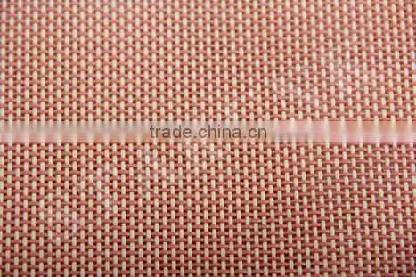 Colorful Pvc Coated Orange Mesh Fabric Fabrics photo-3