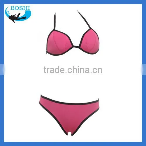 2015 Hot Sale Neoprene Fabric Girls Swimwear photo-2