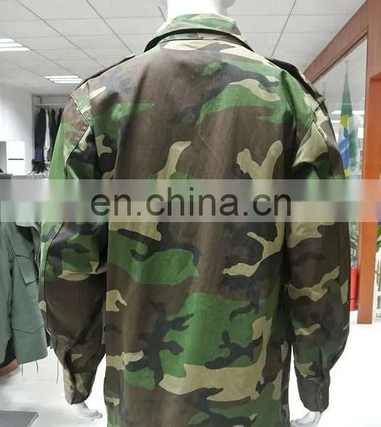 Hot Selling Woodland Camouflage American Military Uniform BDU for Army Uniform photo-5