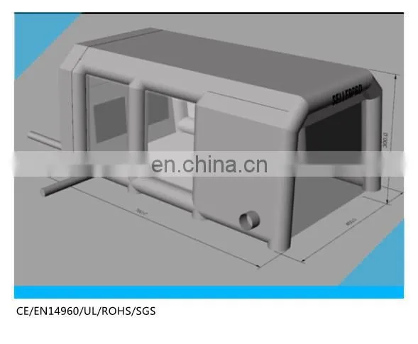 Car Portable Inflatable Spray Booth, Hot Sale Truck Paint Booth for Sale