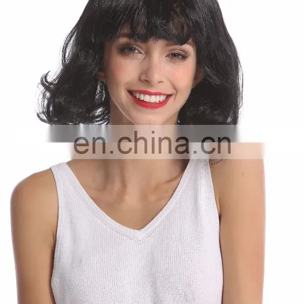 Synthetic Party Long Bobo Lob Wigs P-W222 photo-5