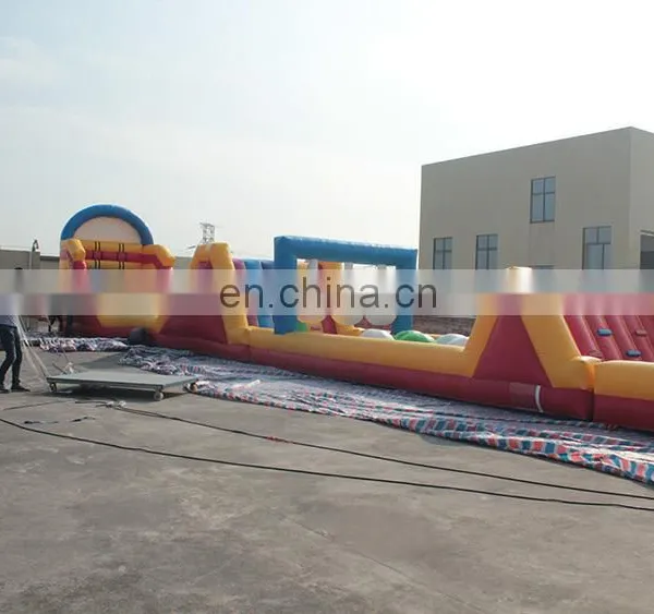 30M Inflatable Climbing Game Race Obstacle Course Inflatable Barriers photo-2
