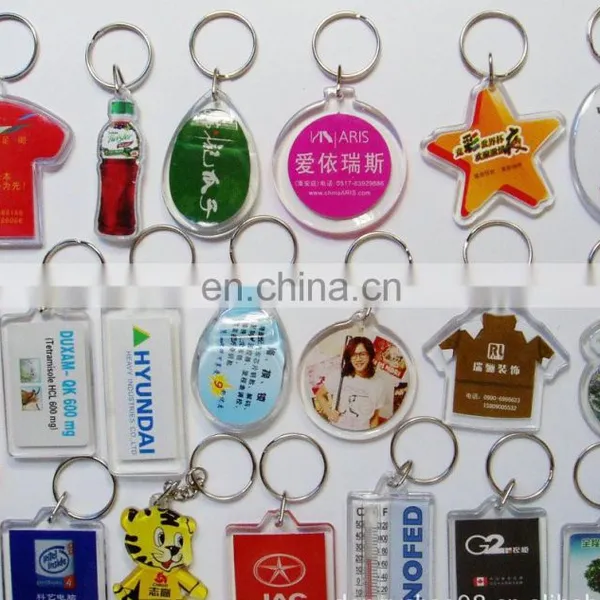 Custom Round Clear Acrylic Keychain photo-2