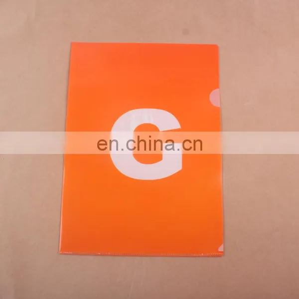 Low Price Good Quality PP A4 Size L-shape Plastic File Folder photo-2