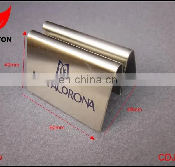 Factory Custom Stainless Steel Menu Holder photo-5