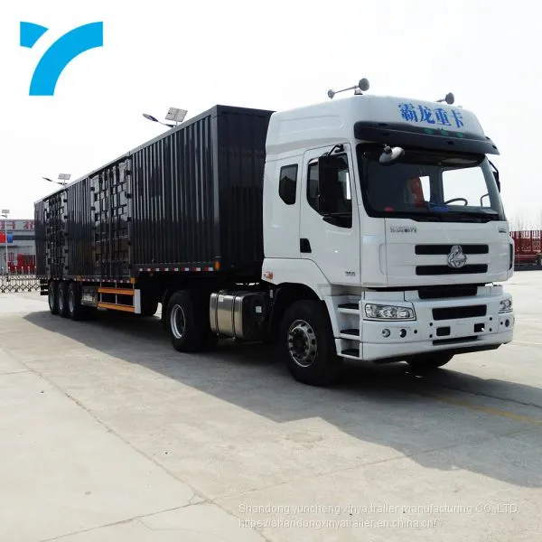 Heavy Duty Transport Bulk Cargo Box Van Trailer photo-5