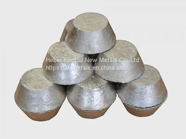 Aluminium Strontium Alloy AlSr5 AlSr10 AlSr15 Rod Coil Stick Wire Cup Ingot Waffle Plate photo-2