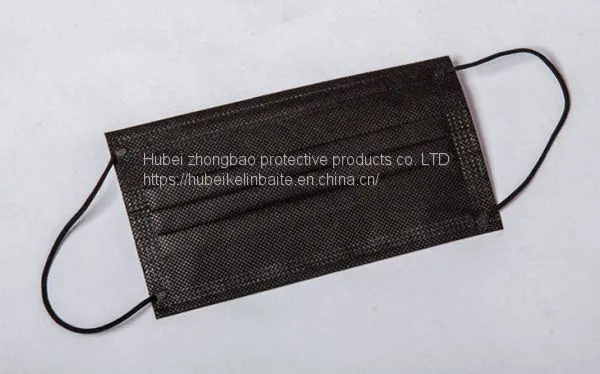 Disposable Non-woven Four Layer Pure Black Activated Carbon Mask