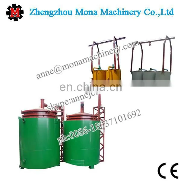 With Lifting Hoist Equipment Carbonization Furnace for Wood Logs Sawdust Briquettes photo-4