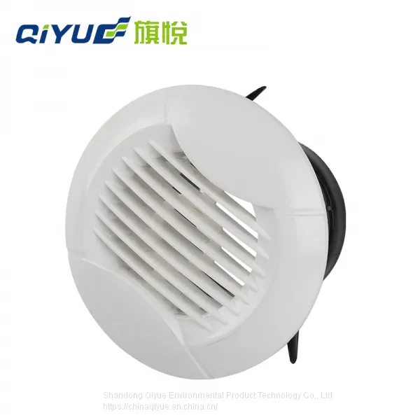 Hot Sale ABS Plastic Round Air Vent Ceiling Waterproof Air Grille Vent Air Grill Vent For Interior Doors
