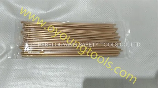 Non-Sparking Scaling Needles 3*180MM ATEX Copper Beryllium OUYANG TOOLS photo-2