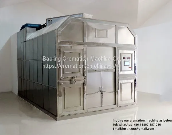 Krematorium Machine for Sale Low Cost Fast Fuel Moving Container Save Cheap Cremation Solution Advanced photo-5