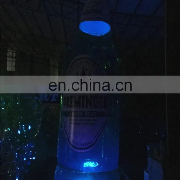 Hot Sale Inflatable Beer Bottle With LED Light ,Inflatable Movable Cartoon For Beer Festival ,Commercial Use photo-7