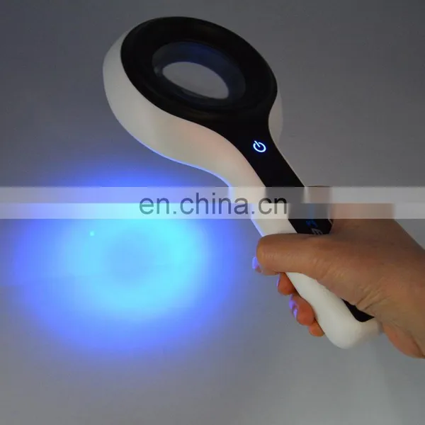 Hand-held Medical Magnifier Skin Analysis Wood's Lamp for Detecting Bacterial or Fungal Skin Infections photo-2