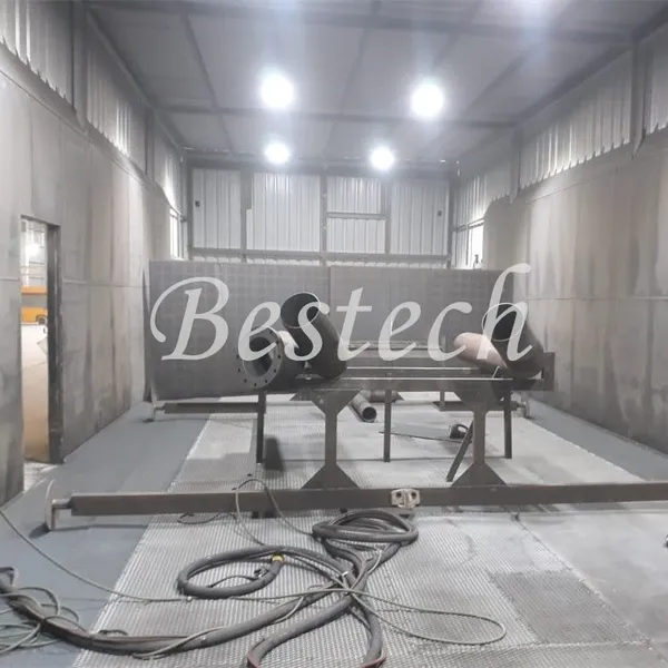 Container Sand Blasting Room Chamber With Mobile Trailers photo-3