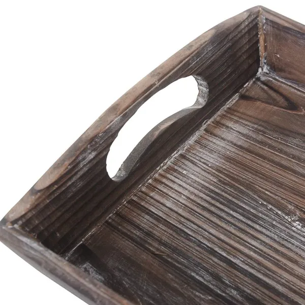 Pine Serving Tray With Washed Finish photo-4