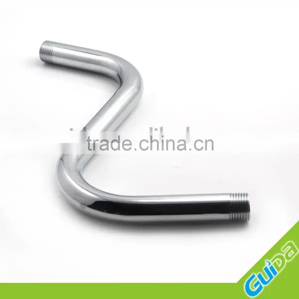 Brass Polished Chrome Solid Brass S-Shaped Shower Arm photo-4