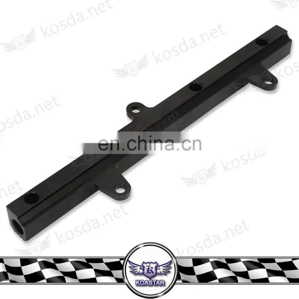 High Pressure Racing Aluminum Black Fuel Injector Rail Kit for SR20 S13 photo-4