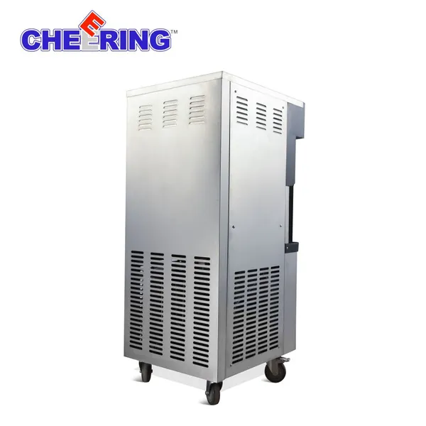 Snack Food Machinery 110v 3 Flavors Soft Serve Ice Cream Cone Machine photo-2