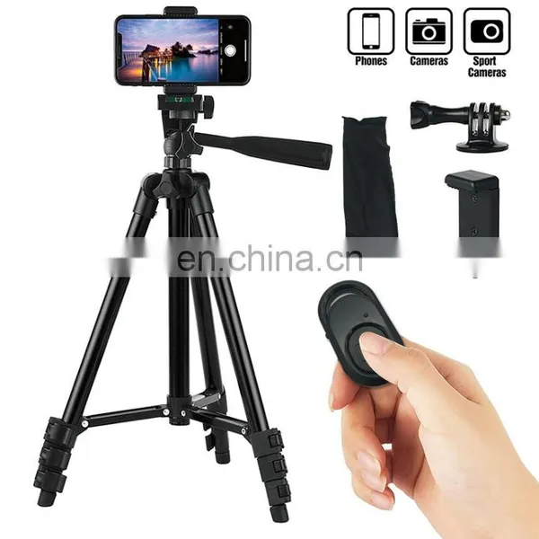 3110 /3120 /330a Digital Camera Tripod With Phone Holder Stand With Carry Bag Wireless Remote Adapters photo-2