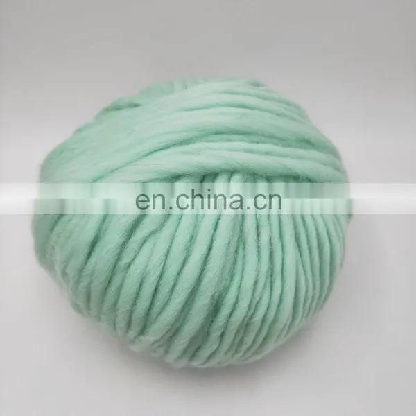 Hot Selling Super Soft 100% High Quality Merino Wool Yarn Thick Wool Crochet Yarn of Dyed Colors photo-4