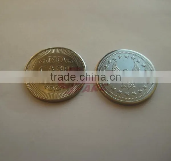 The Most Popular Fast Delivery Blank Silver Color Brass Token photo-6