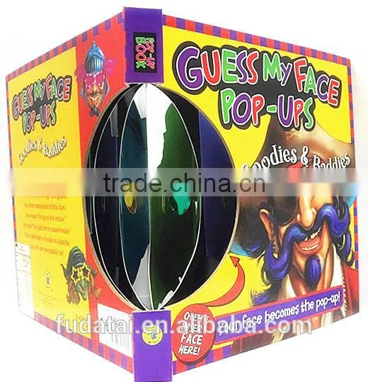 FDT Customizes Hard Cover Cheap Children 3D Pop-up Book Printing photo-3