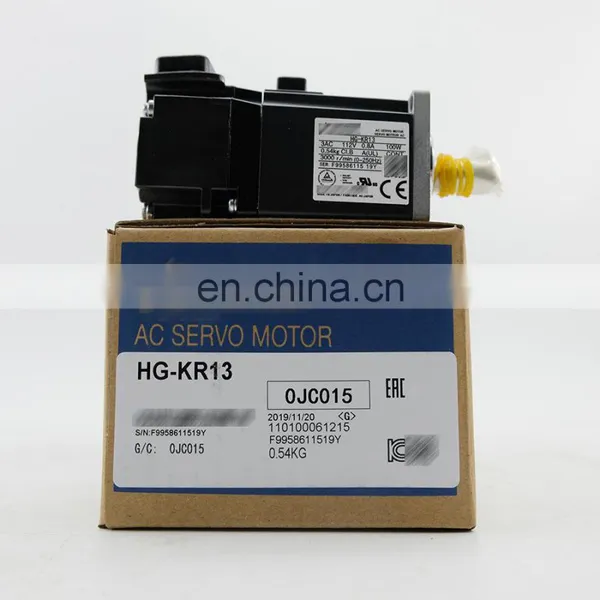 Original New Servo Motor Encoder HG-KR13 Motor Unit Module J4 Series 100W 0.1kW 3000rpm ac Servo Motor photo-2