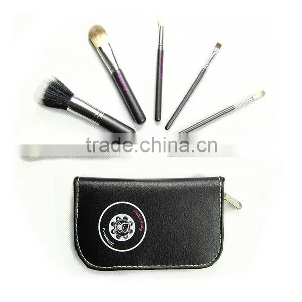 Professional Makeup Brushes With Private Label 7pcs Rose Gold Makeup Brushes Set With Makeup Bag photo-3