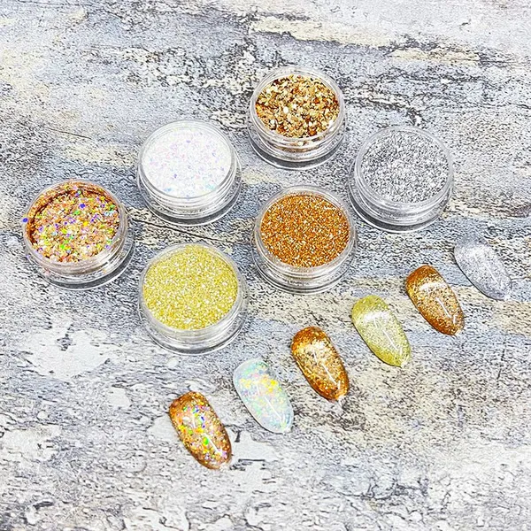 Wholesale of Mixed Nail Accessories: New Nail Enhancement Ultra-thin Laser Sequins, Glitter Powder photo-2