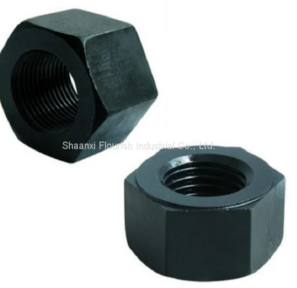 ASME B18.2.2 Heavy Hex Nuts Zinc Plated or PTFE Coating in ASTM A194 2H for Stud Bolt photo-3