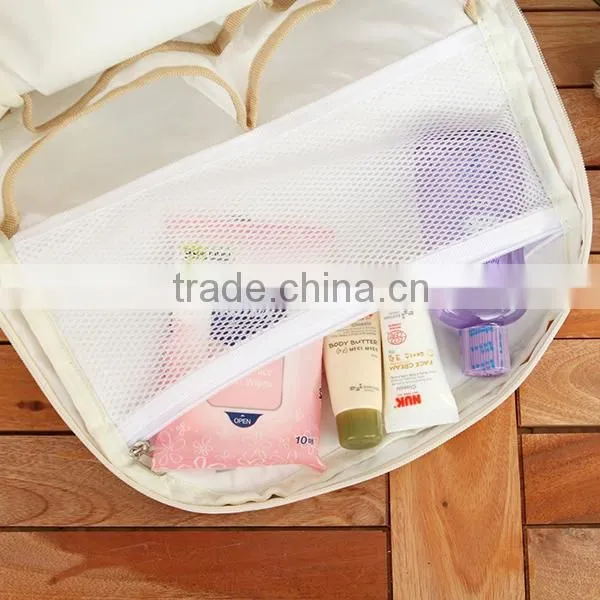 Designer Flower Print Oilcloth Backpack Diaper Bag Custom Waterproof Backpack Diaper Bag 2015 photo-6